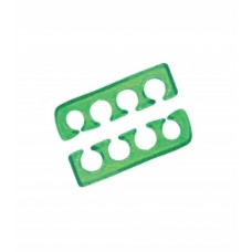 Διαχωριστικά δακτύλων Πεντικιούρ σιλικόνης (ζεύγος) σε Πράσινο Χρώμα