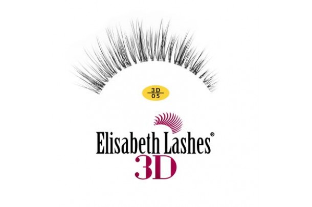 Βλεφαρίδες Μακιγιάζ 3D/05 Medium, Dolly, Μέτρια Πυκνότητα, Natural, Διάφανη Τρέσσα