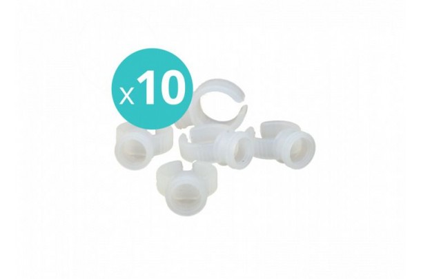 Δαχτυλίδια για χρωστική 10 τεμάχια για microblading EVERLASTING BROWS