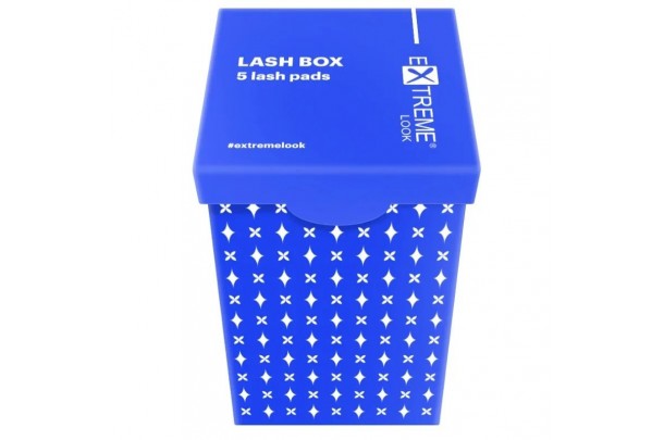 Lash Box Μπλε-Μωβ για τοποθέτηση σειρών βλεφαρίδων