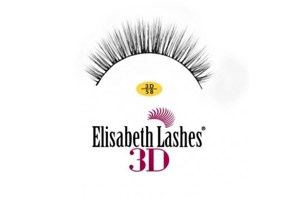 Βλεφαρίδες Μακιγιάζ 3D/58 Dolly, Μεσαίου μήκους και Πυκνότητας, Ελαφριές, Natural