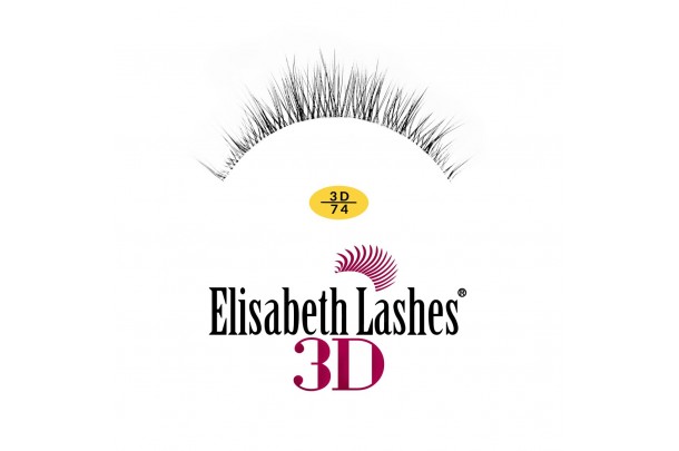 Βλεφαρίδες Μακιγιάζ 3D/74 Natural, Ελαφριές, Κοντές