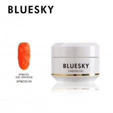 Bluesky EMBOSS GEL ORANGE 04 NAIL ART