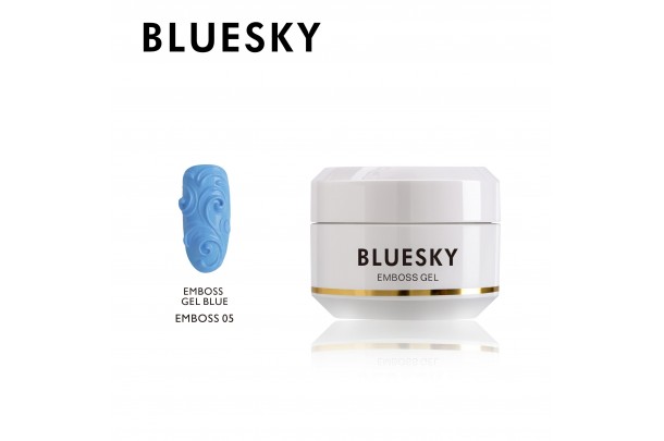 Bluesky EMBOSS GEL BLUE 05 NAIL ART