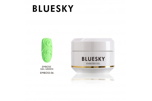 Bluesky EMBOSS GEL GREEN 06 NAIL ART
