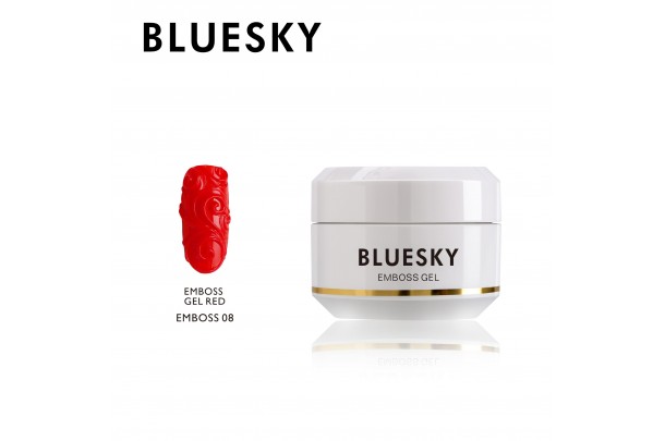 Bluesky EMBOSS GEL RED 08 NAIL ART