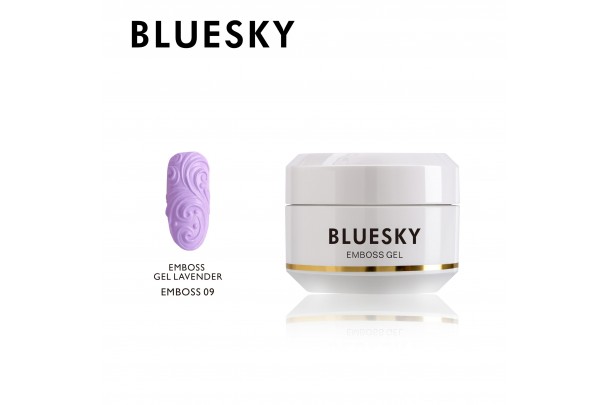 Bluesky EMBOSS GEL LAVENDER 09 NAIL ART