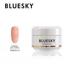 Bluesky EMBOSS GEL CORAL10 NAIL ART
