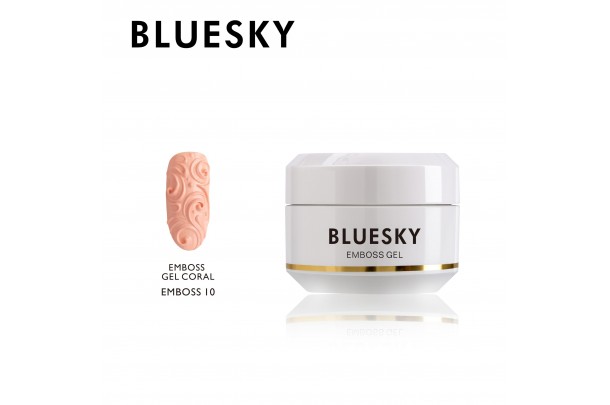 Bluesky EMBOSS GEL CORAL10 NAIL ART