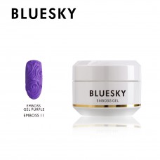 Bluesky EMBOSS GEL PURPLE 11 NAIL ART