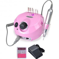 Ηλεκτρικός Τροχός Μανικιούρ Πεντικιούρ Nail Drill DM-202 Λευκό/Ροζ
