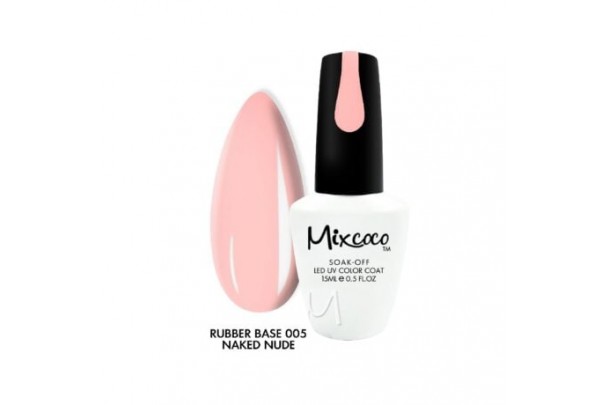 RUBBER BASE 05 NAKED NUDE (ΒΑΣΗ ΚΑΟΥΤΣΟΥΚ) MIXCOCO 15ML