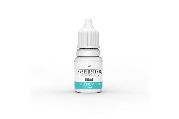 INBAL brilliant white χρωστική για PMU σε λευκό EVERLASTING BROWS 