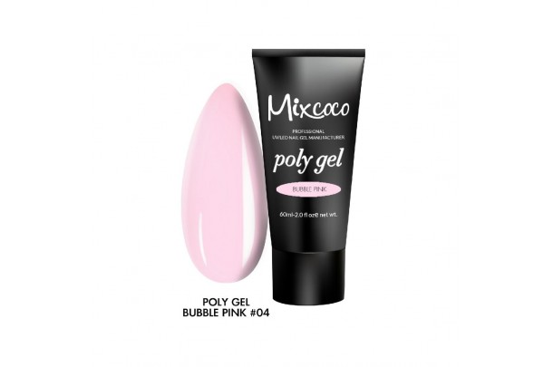 POLY GEL MIXCOCO 60ML BUBBLE PINK