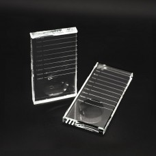 Γυάλινη Παλέτα Βλεφαρίδων με Υποδοχή για την Κόλλα