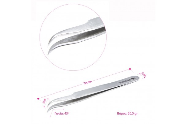 Λαβίδα ''Venetia'' για τις τεχνικές One by One και premade fans τουφάκια