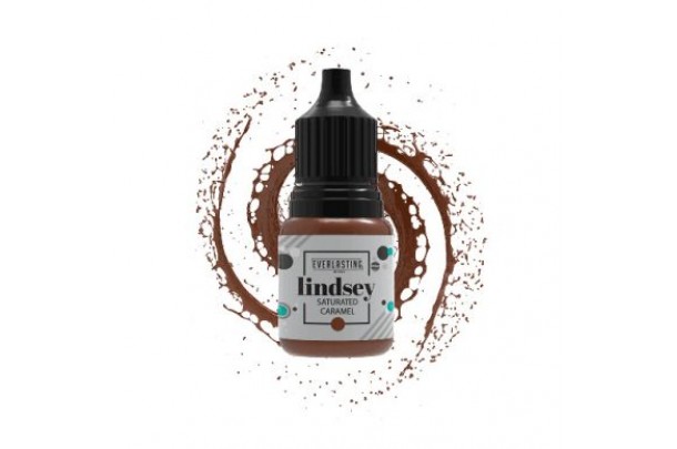 LINDSEY χρωστική για PMU/microblading σε απόχρωση καραμέλα EVERLASTING BROWS 