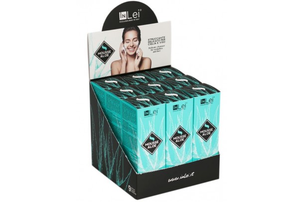 Mousse Aloe ‒ InLei Αφρός Καθαρισμού Βλεφαρίδες, Φρύδια, Πρόσωπο ‒ 9 τεμ.