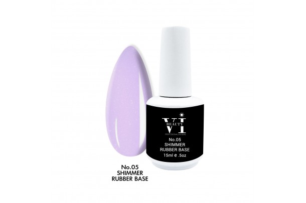 RUBBER BASE SHIMMER LIGHT PURPLE