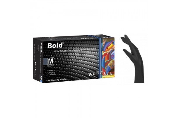 ΓΑΝΤΙΑ ΝΙΤΡΙΛΙΟΥ ΜΑΥΡΑ Μ 100τεμ. ΓΑΝΤΙΑ