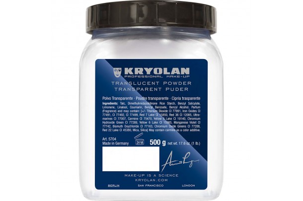 KRYOLAN TRANSLUCENT POWDER / ΔΙΑΦΑΝΗΣ ΠΟΥΔΡΑ 500g KRYOLAN